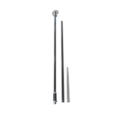 2.8m 2-section aluminum alloy antenna